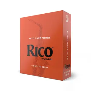 Rico by D'Addario Alto Saxophone Reeds, Strength 2.5, 10-pack Rico by D'Addario Alto Saxophone Reeds, Strength 2.5, 10-pack