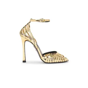 retrofete Analu Heel in Gold Mirror