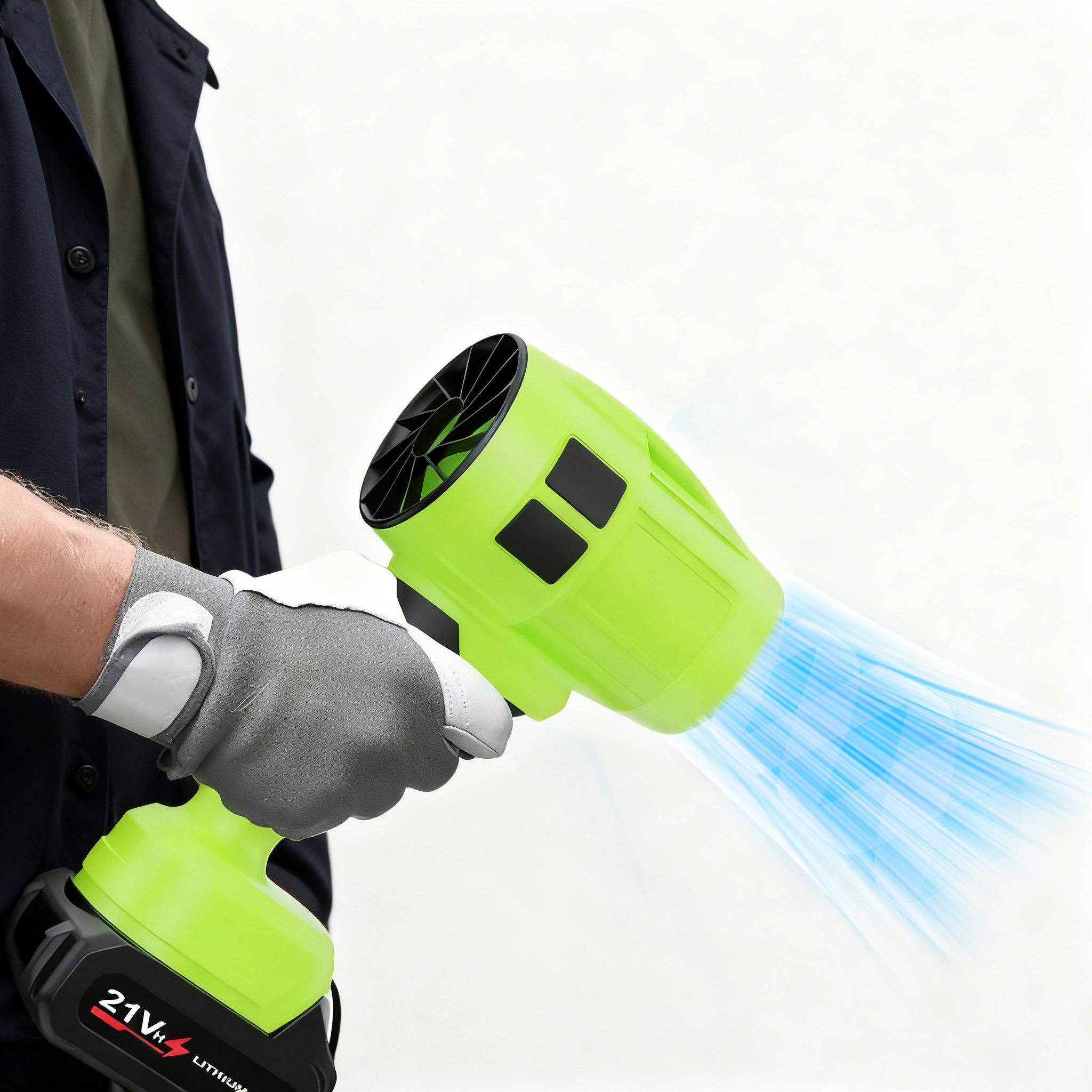 Turbo Jet Blower,Leaf Blower, Violent Turbo Fan, Pure Copper Motor,Car Drying After Wash, Handheld Snow Blower,Cordless Turbo Power Air Duster,Home Improve,Garden Mainte Perfect Christmas & New Year Gift Idea