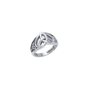Celtic Trinity Knot Sterling Silver Ring TRI2584