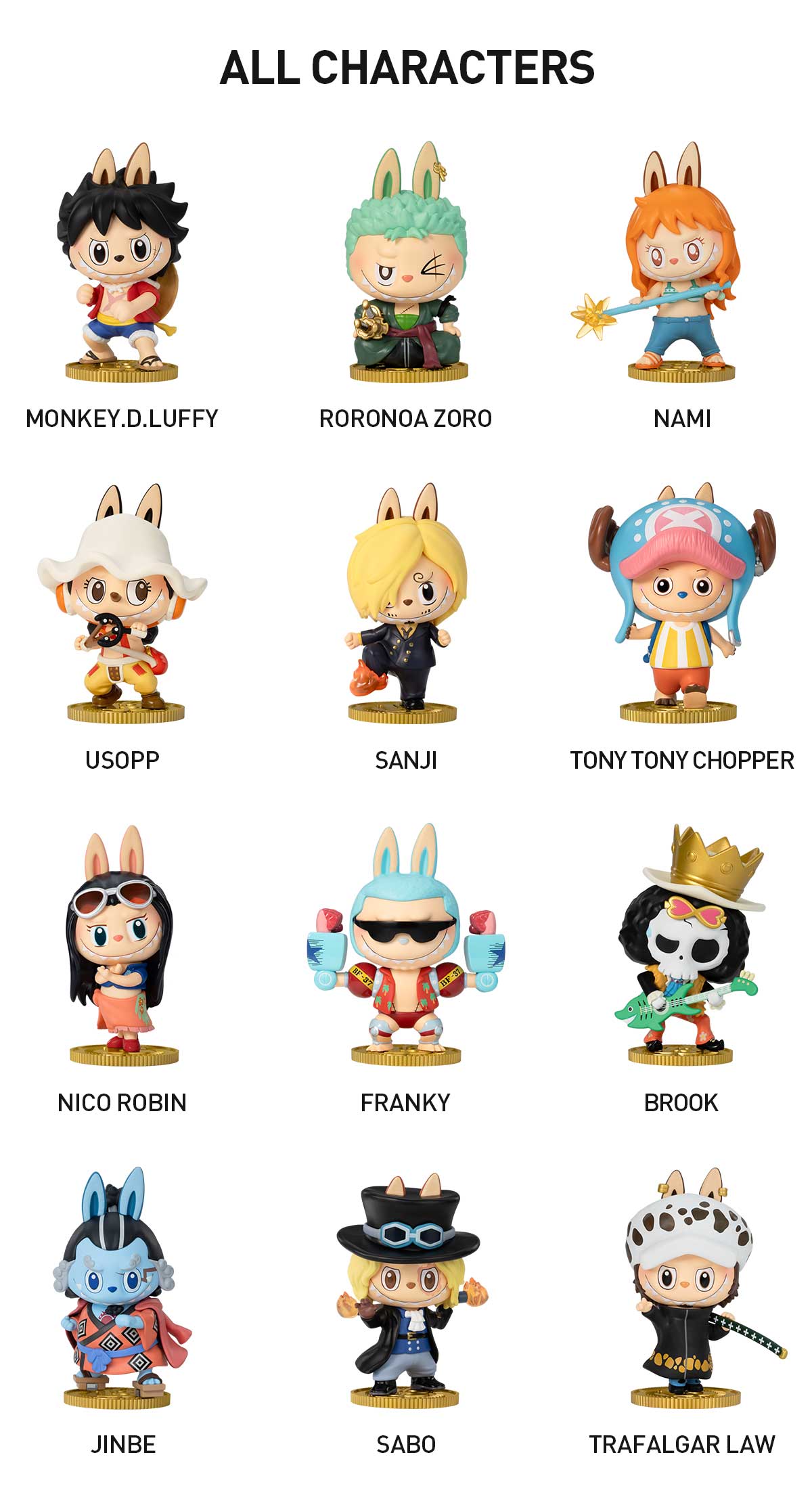 [Spanish]-THE MONSTERS × One Piece Series – Figuras