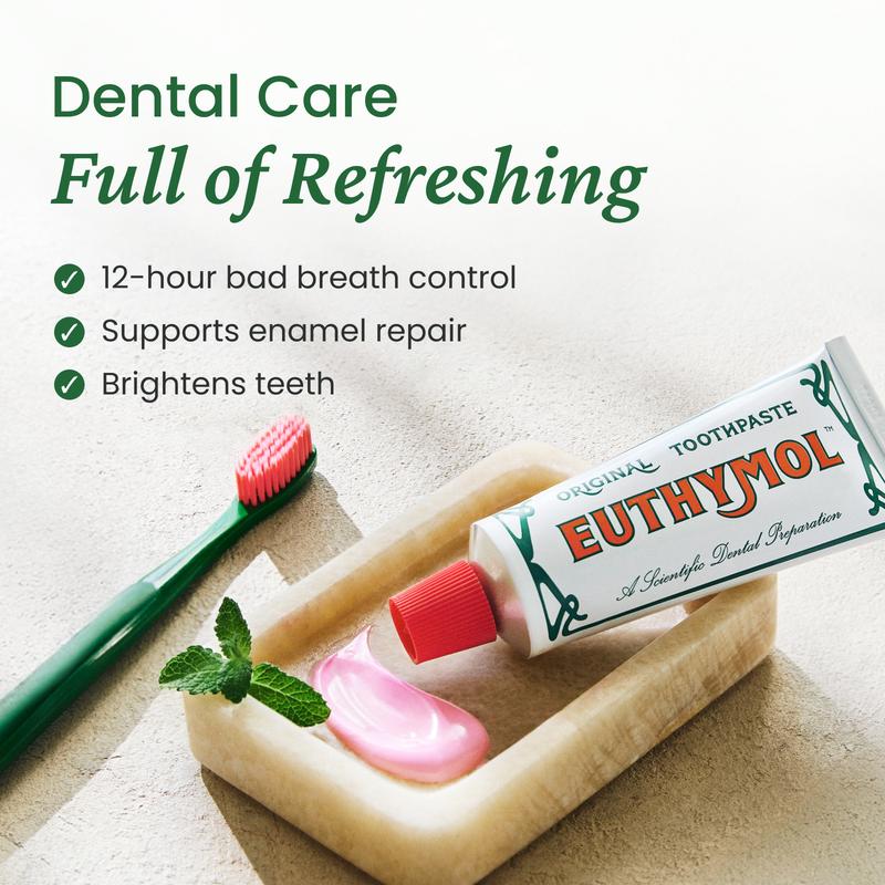 Euthymol Complete Toothpaste Set – Original Freshness, Whitening, and Tone-Up Formulas for a Korean Oral Care Routine