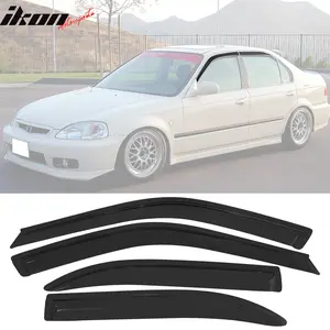 Window Visors for Honda Civic Sedan 1996-2000 Acrylic 4Pc Set