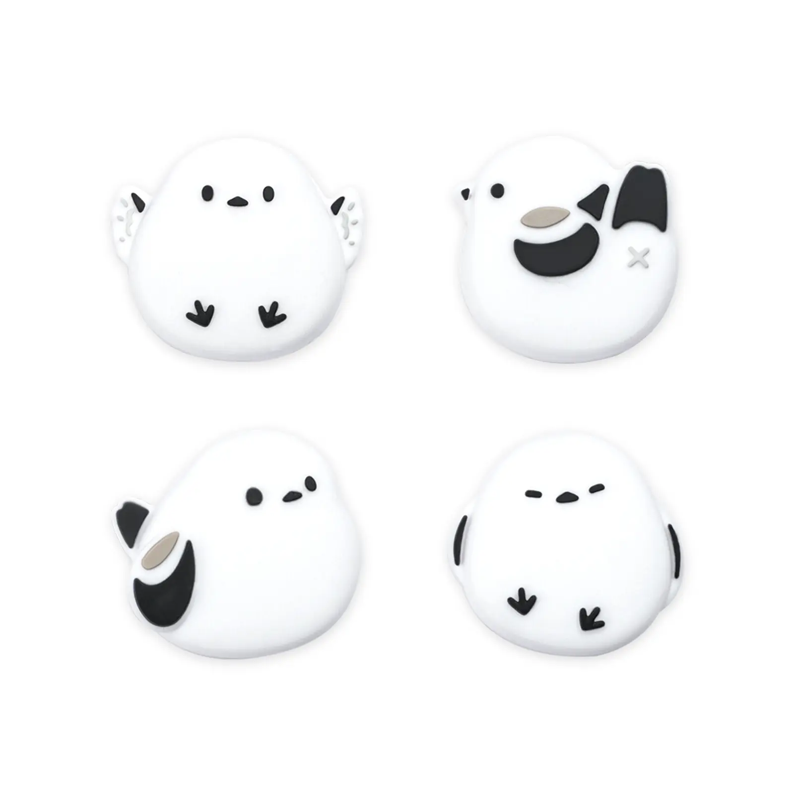 GeekShare NS2 Silicone Thumb Grip Caps - 4PCS Console Accessories, Soft Joystick Protectors for Nintendo Switch 2 (2025 Model) Joy-Con Analog Sticks, Anti-Slip Protection Covers