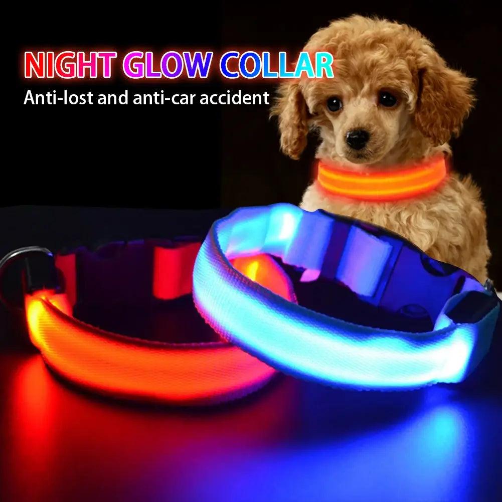 RoSide Safety Dog Collar Glowing Up Anti-Lost Pet Product for Small Dogs & Cats with Steady, Fast Flashing & Slow Flashing Modes and Colorful Options Adjustable Collar for Outings reflective cat pet travel small medium pull harness RoSide Safety Dog Collar Glowing Up Anti-Lost Pet Product for Small Dogs & Cats with Steady, Fast Flashing & Slow Flashing Modes and Colorful Options Adjustable Collar for Outings reflective cat pet travel small medium pull harness
