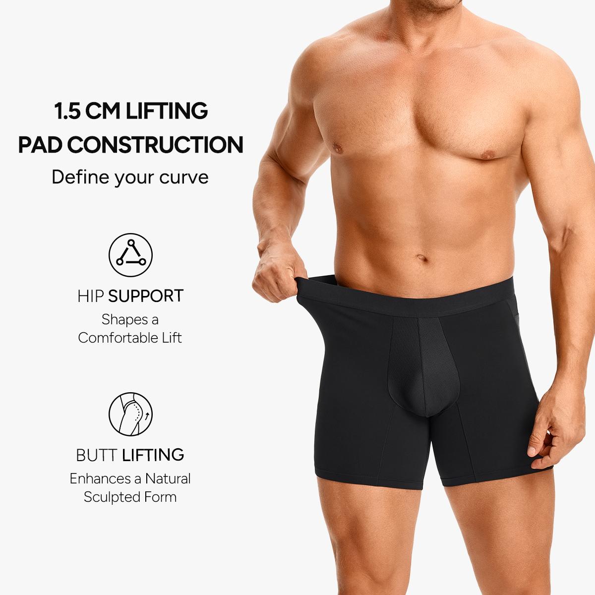 Nebility Men's Compression Shorts with Side Pockets High Performance Workout & Running Spandex Shorts for Enhanced Performance