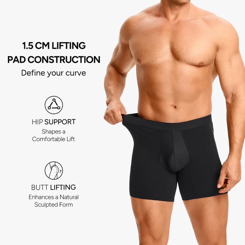 Nebility Men's Compression Shorts with Side Pockets High Performance Workout & Running Spandex Shorts for Enhanced Performance