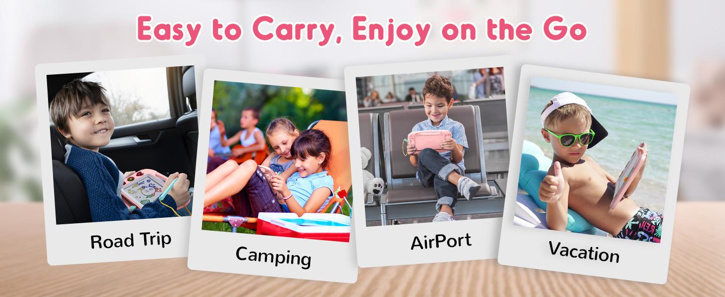 SGILE Magnetic Drawing Board for Kids with Magnet Pen and Three Stamps - Educational Learning Toy&Gift for Toddlers，Regalo