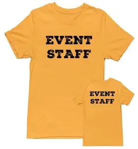 Professional Event Men's Unisex Staff Tees - Front & Back All Colors & Sizes In Stock