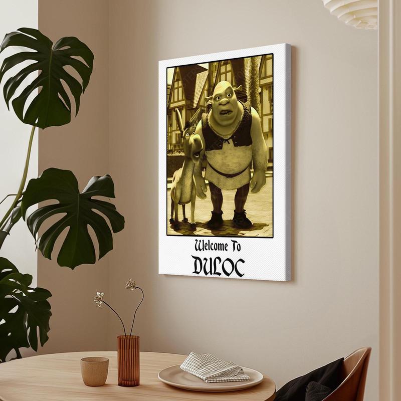 Shrek Poster, Shrek and Donkey Print, Shrek Wall Art, Shrek Print, Shrek Illustrations, Shrek Wall Decor