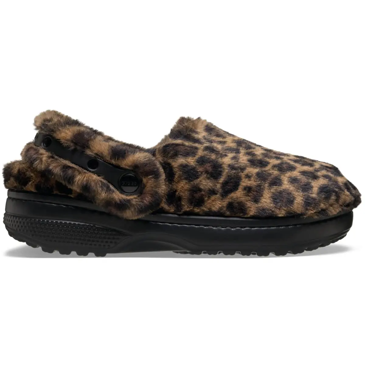 Crocs Adult Unfurgettable Animal Print Lined Clogs, Fuzzy Slippers