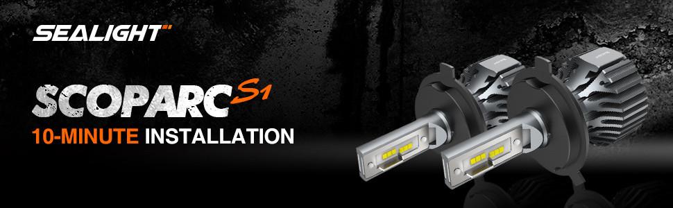 2014 Chevrolet Silverado 1500 9005/HB3 15W 6000K White IP67 LED Headlight Bulb 2PCS SEALIGHT S1