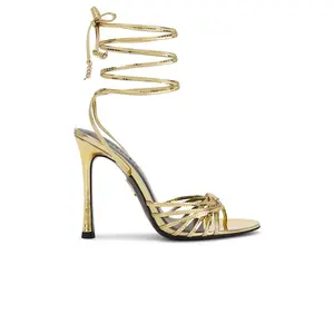 retrofete Lucio Heel in Gold Mirror