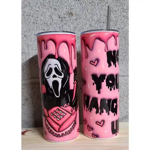 No You Hang Up Scream Character 20oz. skinny tumbler