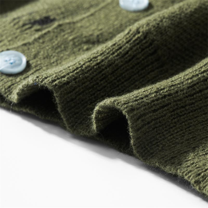 #SummerVibes Spring/Autumn Unisex Knitted Sweater for Men & Women - Loose V-Neck Sporty Polyester Coat - Medium Casual Cardigan Top Elegant