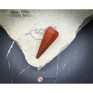 Red Jasper Pendulum for Courage, Stability & Grounded Energy