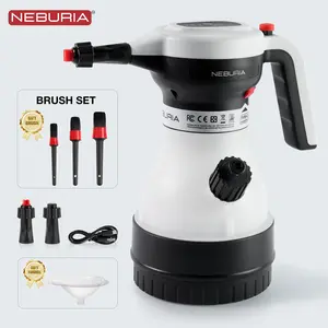 NEBURIA Gen 2 Professional Electric Foam Sprayer,Rechargeable High Pressure Foam Cannon for Car Wash,Auto Detailing,Home,Industrial Cleaning,With Smart Pressure Control Core,Ergonomic Handle,Portable Cordless Cleaner for Kitchen,Windows,Bathroom