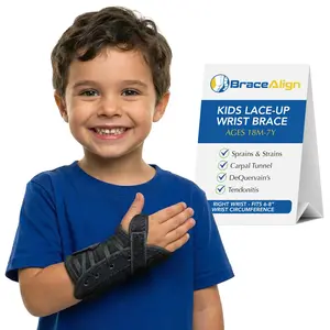 Brace Align Pediatric Wrist Brace L3908 - Kids Wrist Support & Stabilizer for Pain Relief