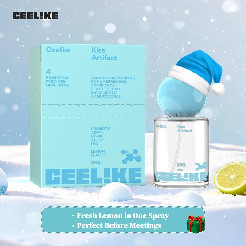 CEELIKE Probiotic Lemon Oral Spray | 20ml for Long-Lasting Freshness & Oral Health | Sugar-Free & Portable Breath Freshener