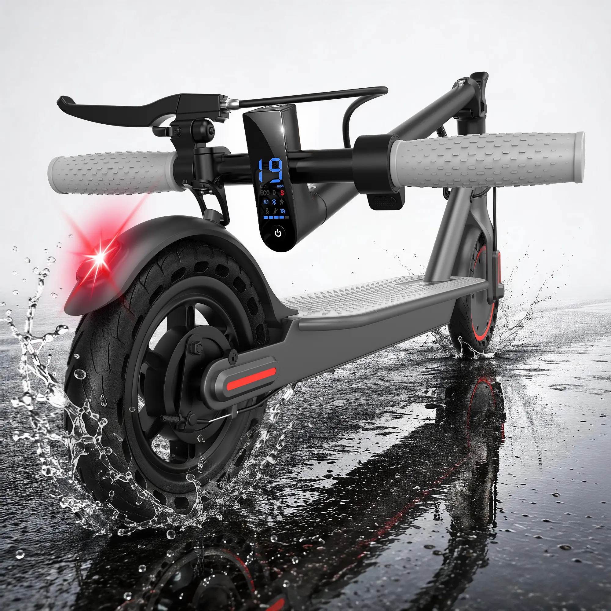 SummerVibes【AOPO】Electric Scooter  8.5" Solid Tire,Powerful 350W Motor, 19 MPH,15 Miles Max Range, 264LBS Load Capacity, Aluminum Alloy Frame, Foldable, the Perfect Gift for Family and Friends, Ideal for Adults & Teens for Commuting. SpringSta tiktokshopb