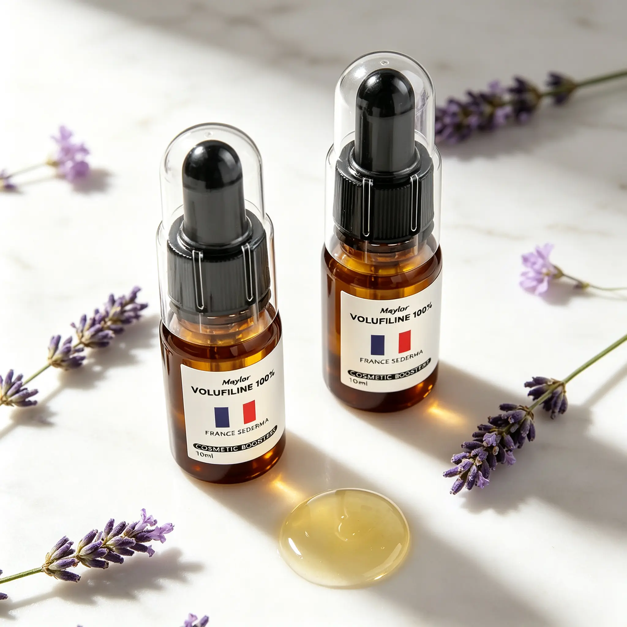 Volufiline 100% Pure Ampoule – France Sederma Cosmetic Grade – For Face, Lips & Body Volume – 10ml/0.33fl oz