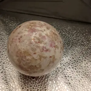 Rubellite Sphere also includes holder