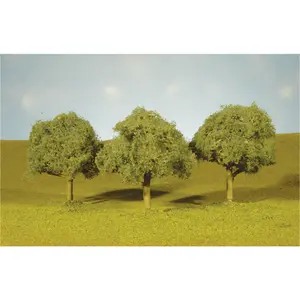 Bachmann 32213 SceneScapes Layout-Ready Trees -- Oak Trees 4-1/2 - 5" Tall pkg(2)