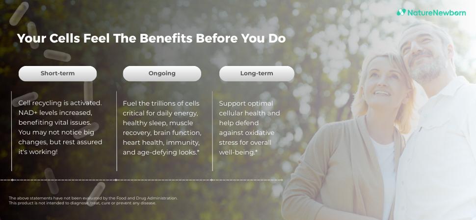 2x Naturenewborn NAD+ Booster NR1000 - High Purity 1000mg Supplement for Triple Anti-Aging Energy Focus - 60 Count - US Third-Party Tested for Purity & Potency Healthcare Natural