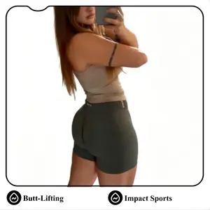 Impact Shorts Low-Rise Seamless Yoga Shorts, Hip-Lifting Fitness Shorts, Cycling Shorts, Stretch Fitness Apparel Impact Shorts Low-Rise Seamless Yoga Shorts, Hip-Lifting Fitness Shorts, Cycling Shorts, Stretch Fitness Apparel