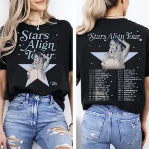 Freya Skye Tour 2026 Unisex Tshirt, Stars Align Concert Front Back Sweatshirt, Vintage Freya Skye Graphic Hoodie, Pop Music, Unisex Sweater Pullover Tee