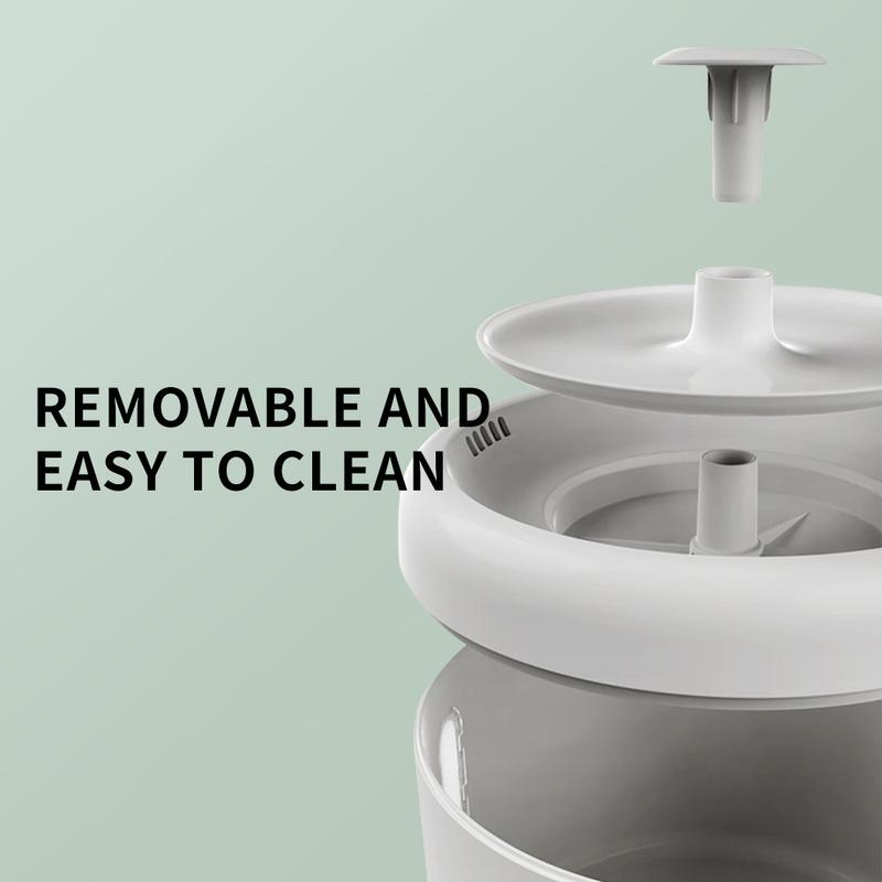 Transparent and visible pet water dispenser, automatically refills water, cares for every moment, allows owners to travel easily, and lets pets drink worry-free