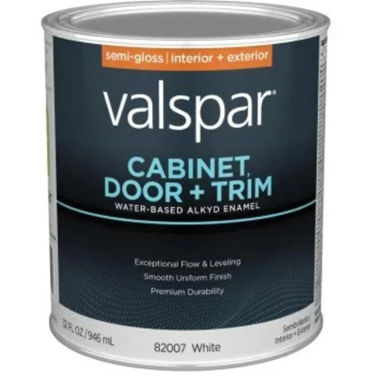 212 MAIN 1 qt. Low-Emission Water-Based Alkyd Enamel Paint, for interior+exterior Cabinets, Doors, and Trim, White
