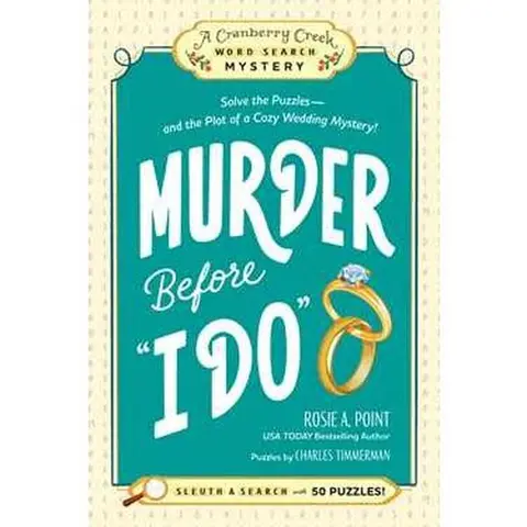 Simon & Schuster: Murder Before "I Do" - Book 3 (Trade Paperback, Soft Covers) - Charles Timmerman Best Man Focused English Literature Fiction Book with Solve-as-You-Read Puzzle