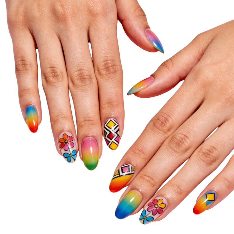 12-Color Nail Art Marker Set: Micro-Tip Waterproof Pens, Lasts 7-14 Days | DIY Salon Gel Nails at Home Kit for Beginners | Valentine‘s Day, Prom, Wedding Gift for Kids, Teens, Adults | with Free Video Tutorial