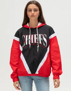 WEAR BY ERIN ANDREWS Kansas City Chiefs Womens Windbreaker Jacket