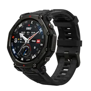 Amazfit T-Rex 3 Pro Outdoor Smart Watch 48mm Sapphire AMOLED Display, Ti Bezel, Dual Band GPS, Offline Maps, 25 Days Battery, Built-in Flashlight, 10 ATM, 180+ Sports Mode for Android & iPhone