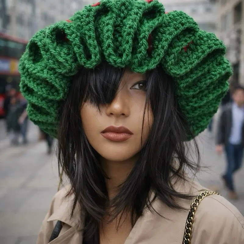 Women’s Juneteenth inspired Ruffled Brim Hat