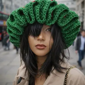 Women’s Juneteenth inspired Ruffled Brim Hat