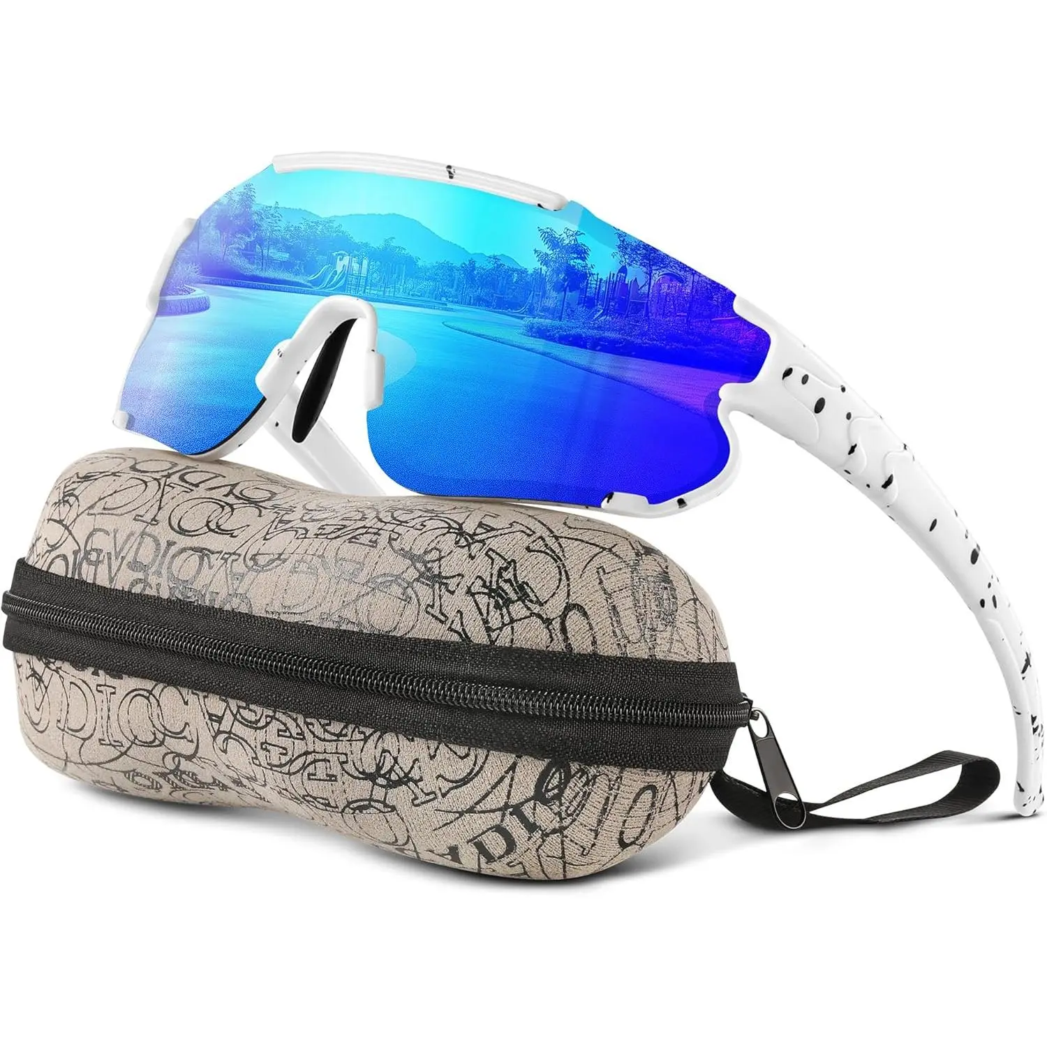 Sports Kids Baseball Polarized Sunglasses: Sports Sunglasses for Boys Girls 3-12 Youth Sun Glasses for Cycling Running