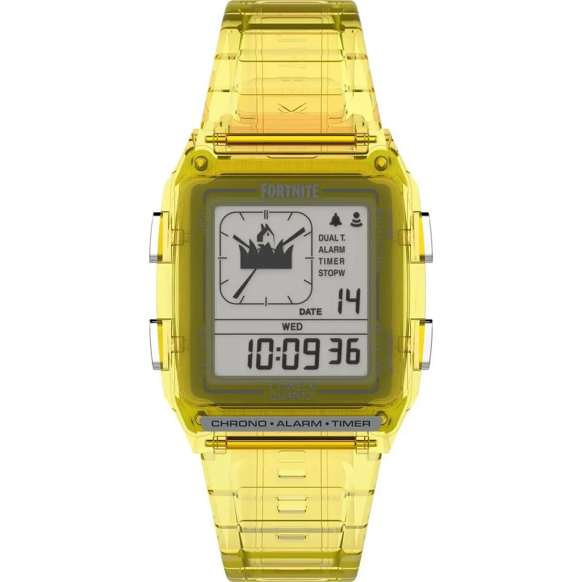 Timex Q LCA x Fortnite Alarm Quartz Digital Unisex Watch TW2W96600