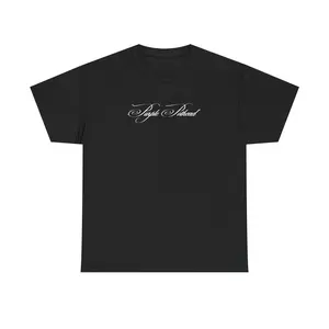 Purple P*thead | Black Script T-Shirt, Minimal Calligraphy Design