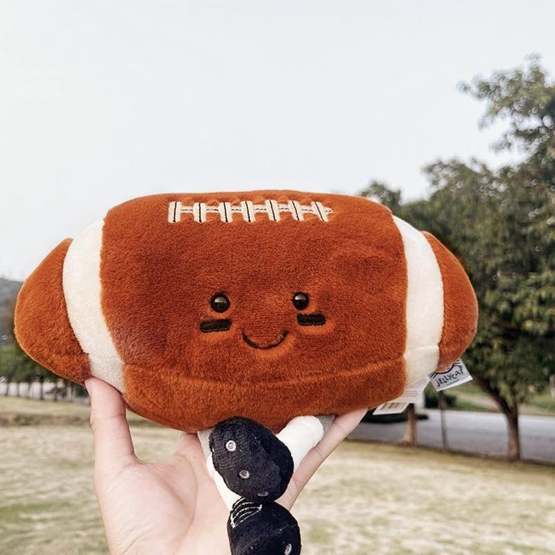 11inch Stuffed Sports Balls Toy Creative FootbalDoll Fun Cute Plush Doll Toy Plush StuffedSpherical Soft Toys Sports Throw PillowCushionKids Gift bubble stuffedanimal