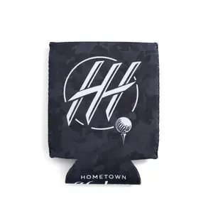 Hometown Hackers Hacker Koozie - Premium Golf Drink Cooler with Modern Camo Design & Insulated for Cool Beverages Drinkware