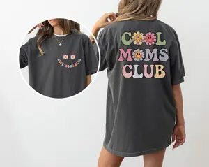 Comfort Colors Cool Moms Club Shirt, Cool Mom T-shirt, Funny Mom Outfit, Best Mom Ever Tee, Mothers Day Gifts - HARSIN