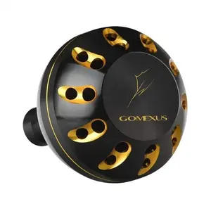 GOMEXUS Aluminum Reel Power Knob 45mm / 47mm – Heavy Duty Round Knob for Offshore & Jigging (B45) Saltwater Reel Drainage Design