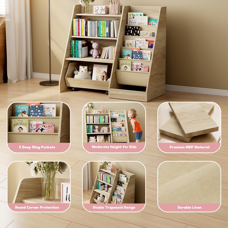 【LIVE】COZPAW 2 Tier/3 Tier Toy Storage Organizer with Movable Drawers, Large Capacity, Modern Design for Kids' Playrooms, Nursery, Kitchen, Bedrooms & Interior Organizing Furniture