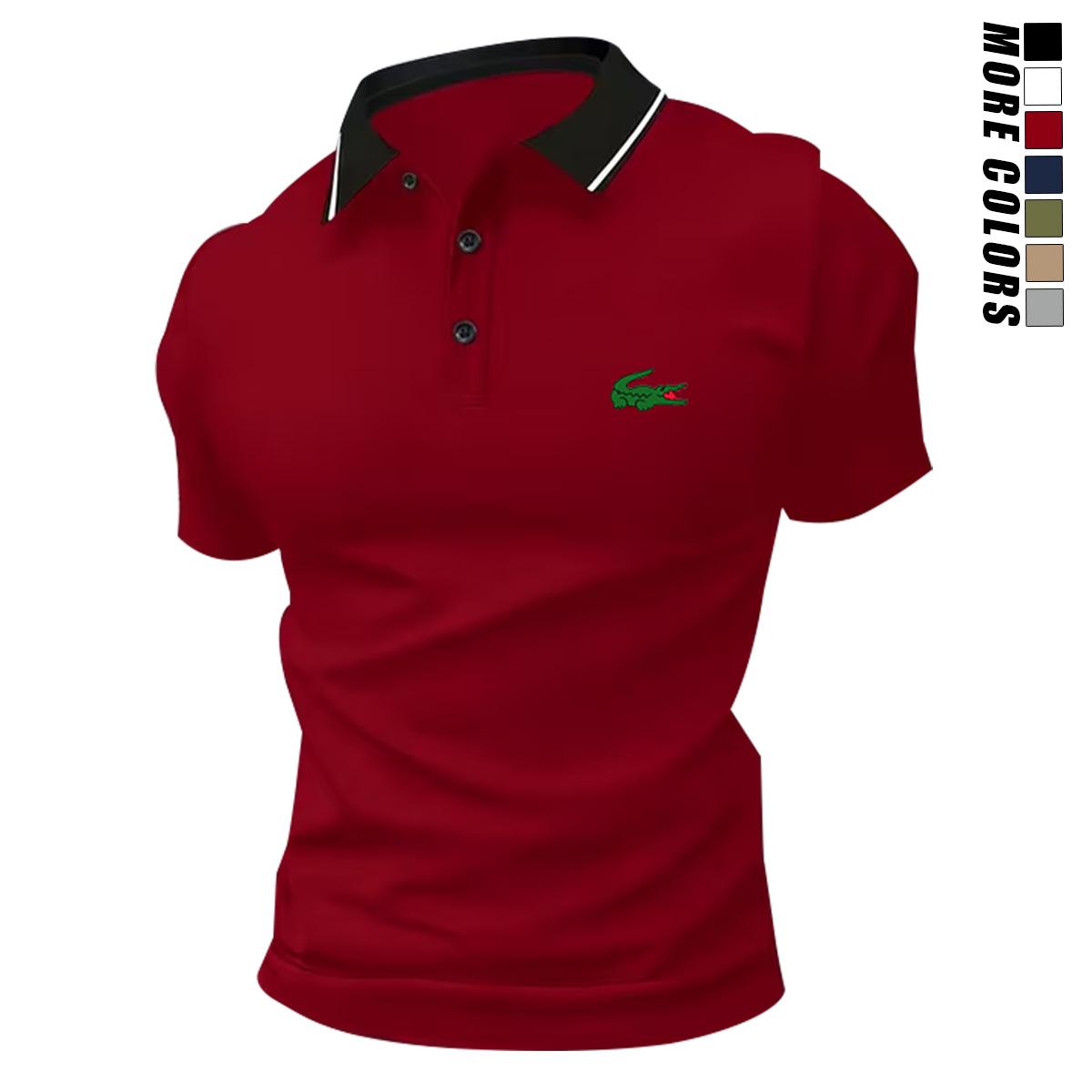 4-pack men&rsquo;s summer tops with animal print patterns, button placket and collar; polyester polo shirts that are machine washable, comfortable and stretchy&mdash;suitable for golf, everyday casual wear, fishing, and camping.,back to school,back to school shopping
