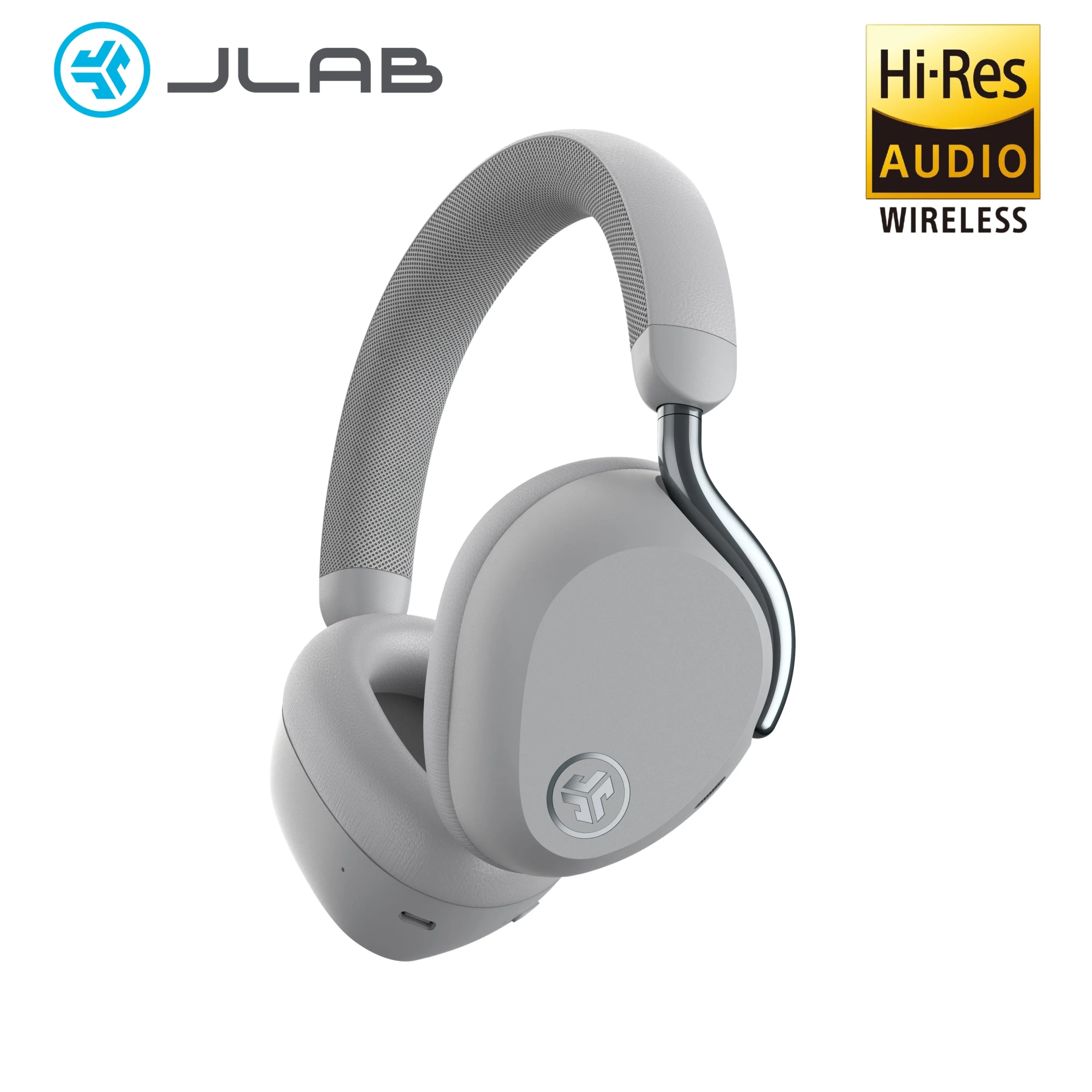 [LIVE Exclusive] JLab Epic Lux Lab Edition ANC Over-Ear Headphones with 32mm Drivers, Adaptive Noise Cancellation, Hi-Res Audio, Wired & Wireless, Wireless Charging Dock, Headphone Case