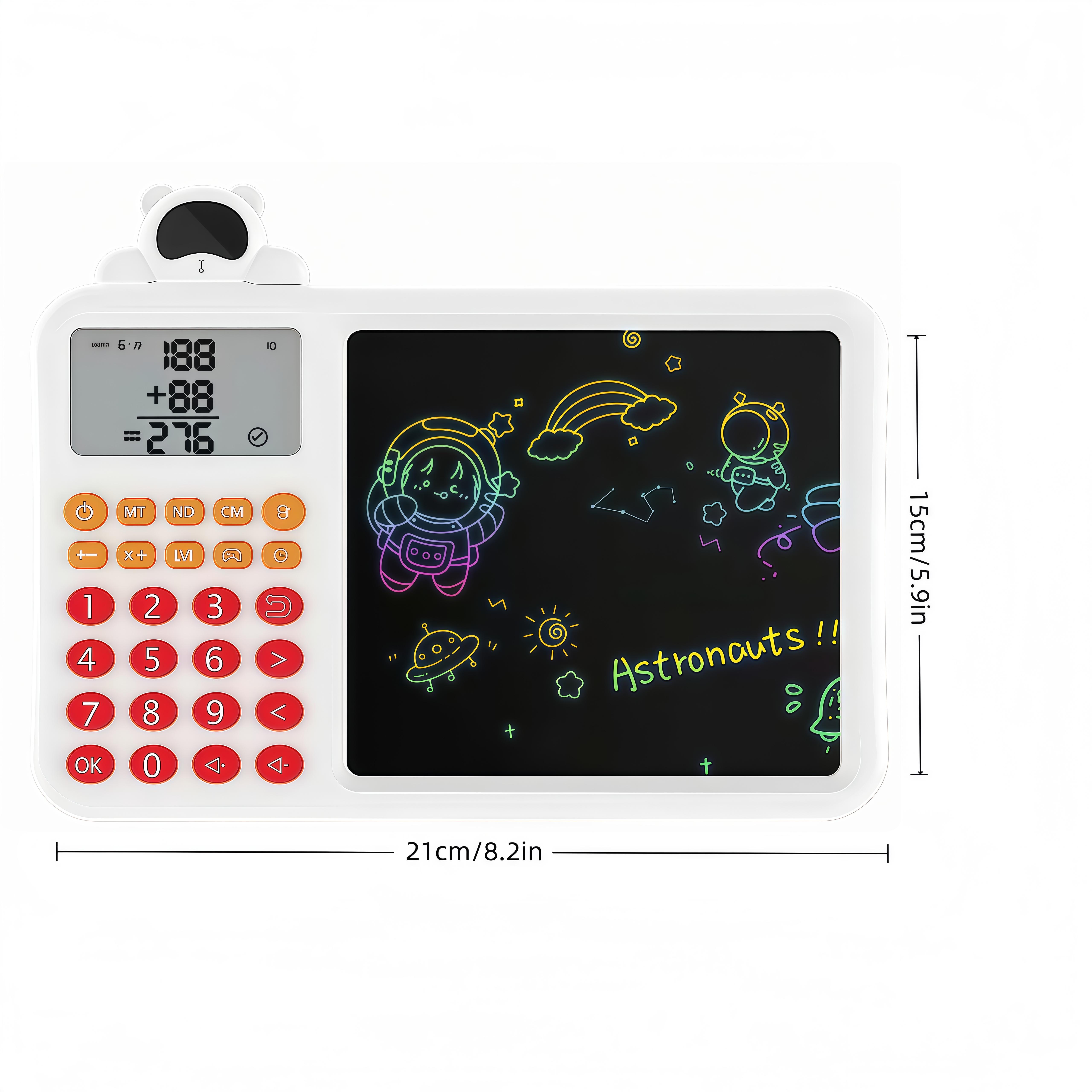 STEM Electronic Math Toy for Kids6+ I Fun Learning Game for Addition,Subtraction, Multiplication & DivisionI Portable Brain Training Educational Toy to Boost Math Confidence at Home & On-the-Go-s