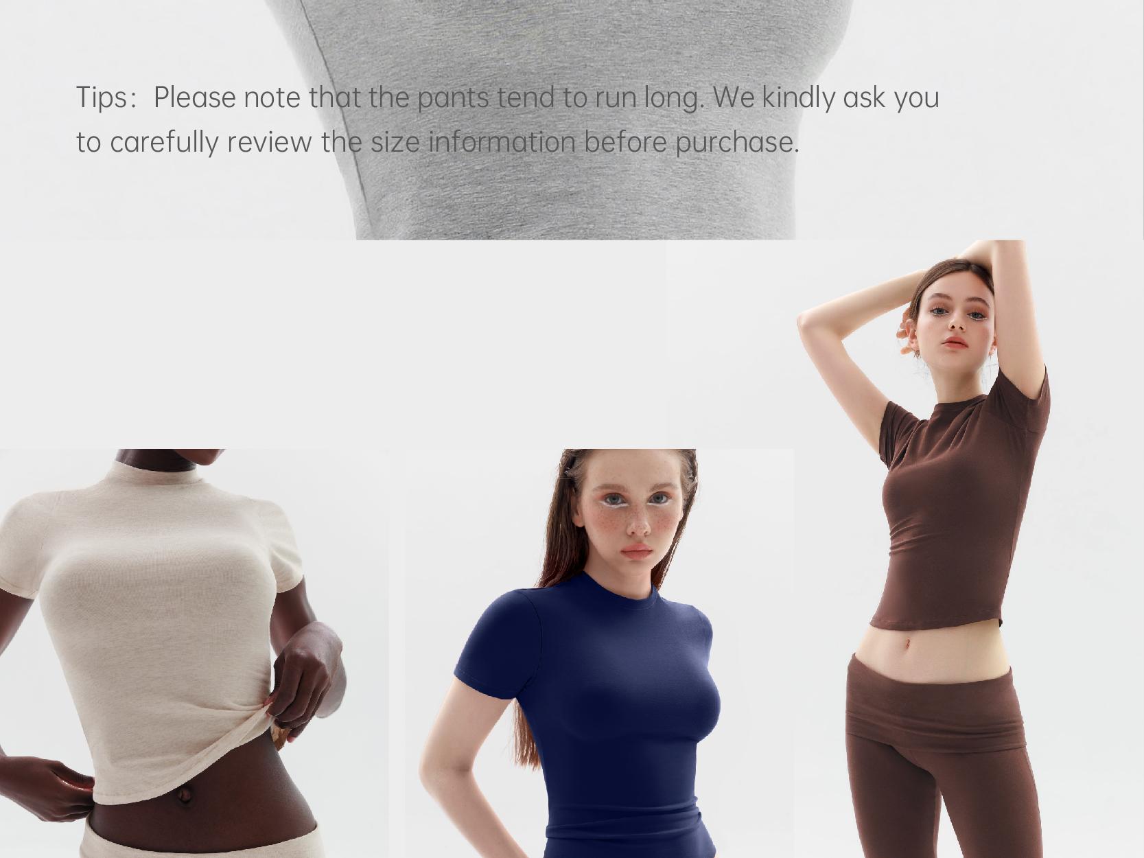 PUMIEY Women's [2 Sets] Lounge Sets Minimalist Chic Short Sleeve Tops & Fold-Over Flare Pants All Seasons Pajama Set Sleepshirt Plain Pink Loungewear Nightwear Homewear Basic Jet Black 2 Piece Sets Comfort Sweat Set Fall Sets